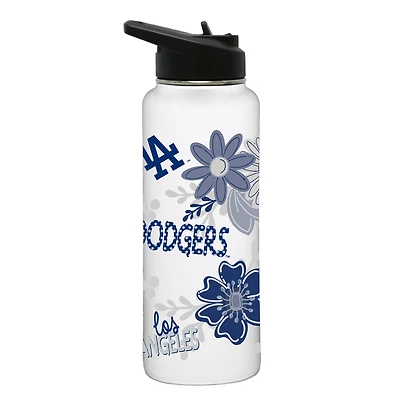 The Memory Company Los Angeles Dodgers Flowers 34oz. Quencher Bottle