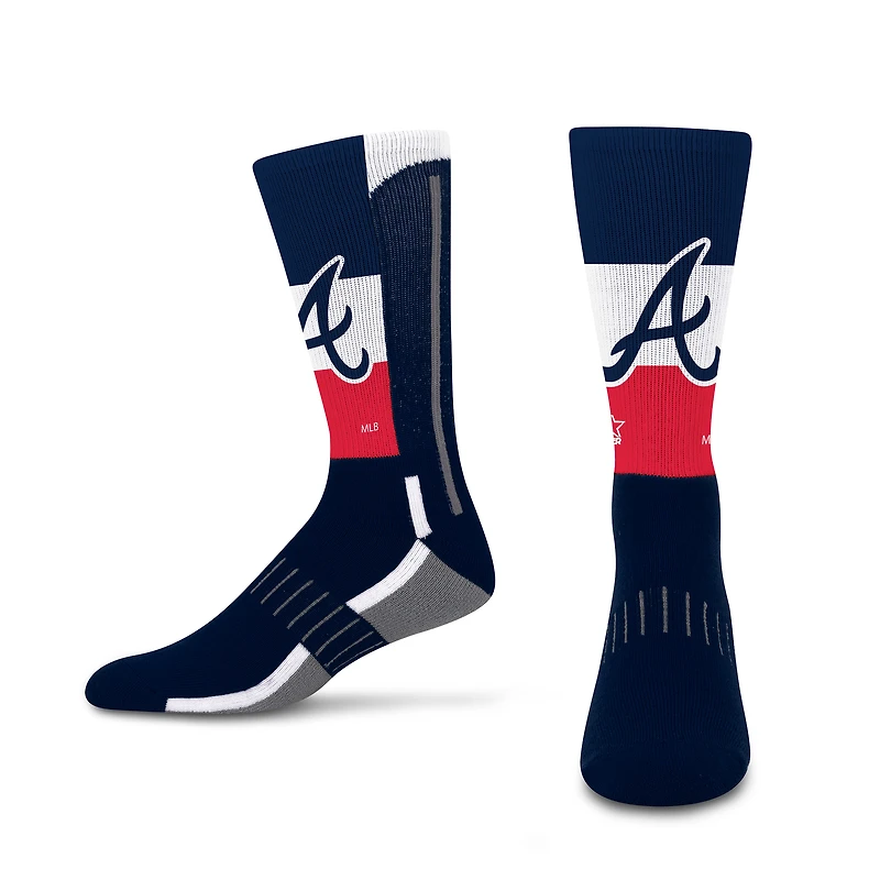 Youth Starter Navy Atlanta Braves Phenom Neo Streak Socks