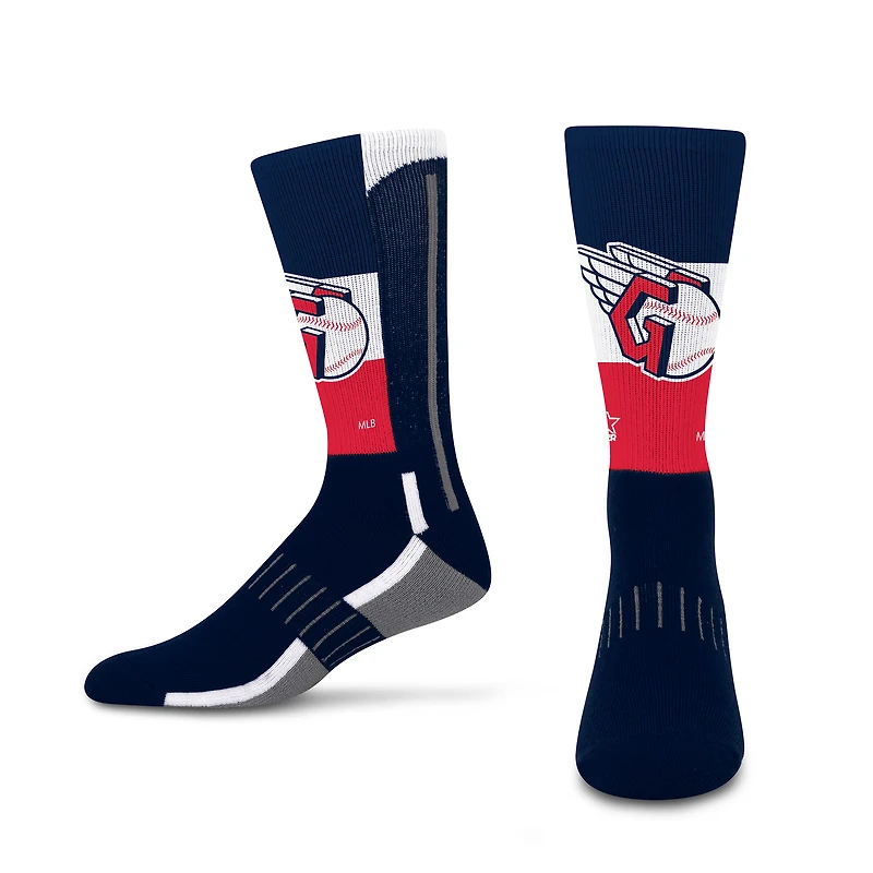 Youth Starter Navy Cleveland Guardians Phenom Neo Streak Socks