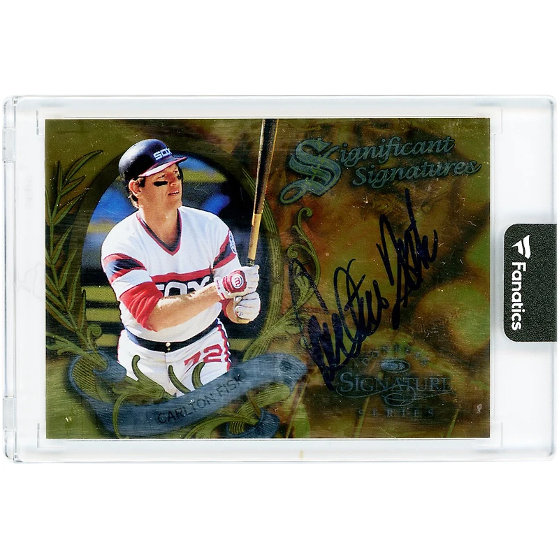 Carlton Fisk Chicago White Sox Autographed 1997 Donruss Significant Signatures #NNO #147/2000 Card