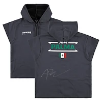 Adan Palma Zuffa Boxing 04 Autographed Event-Worn Walkout Hoodie