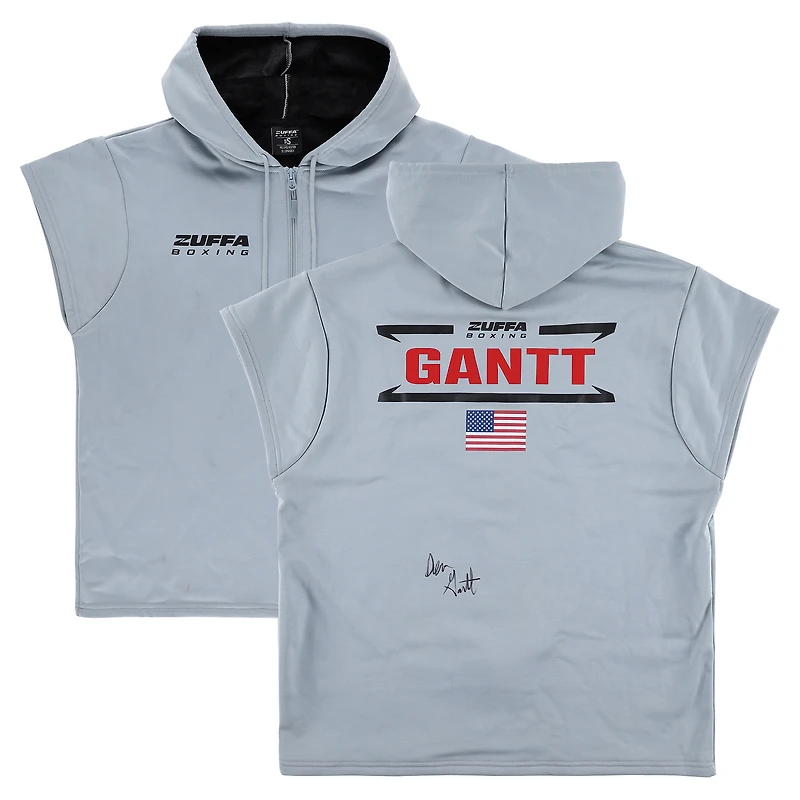 Devin Gantt Zuffa Boxing 03 Autographed Event-Worn Walkout Hoodie