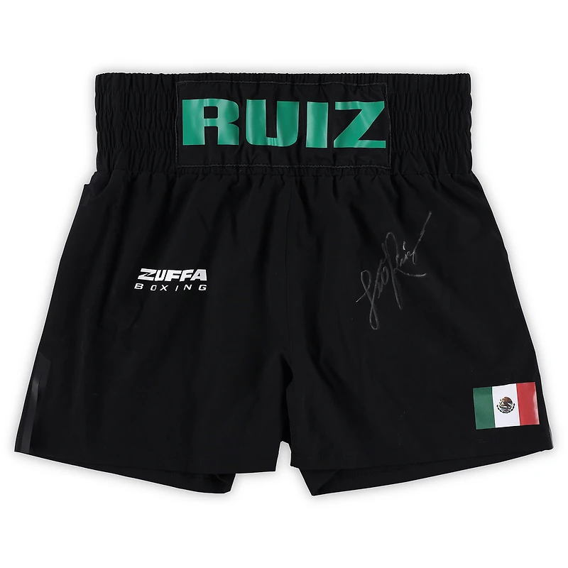 Leo Ruiz Zuffa Boxing 03 Autographed Bout-Worn Shorts