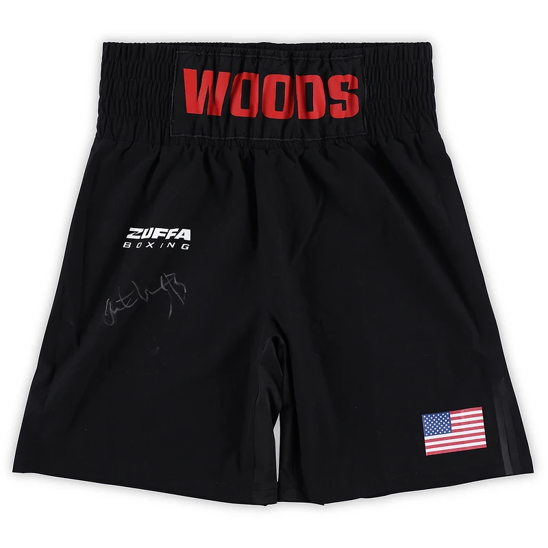 Antonio Woods Zuffa Boxing 03 Autographed Bout-Worn Shorts