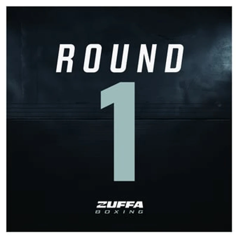 Zuffa Boxing Event-Used Round Ring Round Card