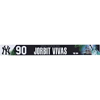 Jorbit Vivas New York Yankees Player-Issued #90 Nameplate from 2026 MLB Spring Training