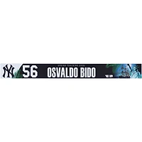 Osvaldo Bido New York Yankees Player-Issued #56 Nameplate from 2026 MLB Spring Training