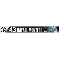 Rafael Montero New York Yankees Player-Issued #43 Nameplate from 2026 MLB Spring Training
