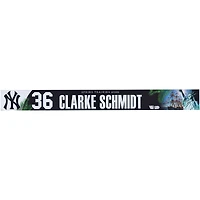 Clarke Schmidt New York Yankees Player-Issued #36 Nameplate from 2026 MLB Spring Training