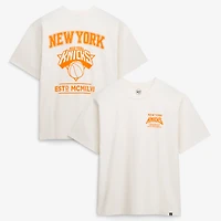 Men's '47  Cream New York Knicks Foundation T-Shirt