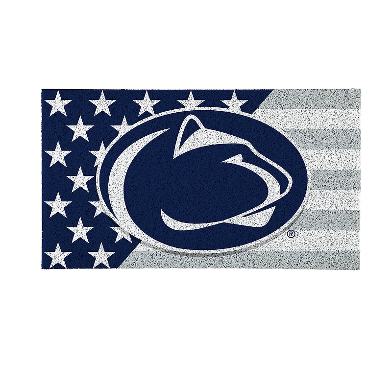 Penn State Nittany Lions 16" x 28" Stars & Stripes Patriotic Turf Mat