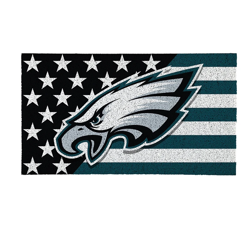 Philadelphia Eagles 16" x 28" Stars & Stripes Patriotic Turf Mat