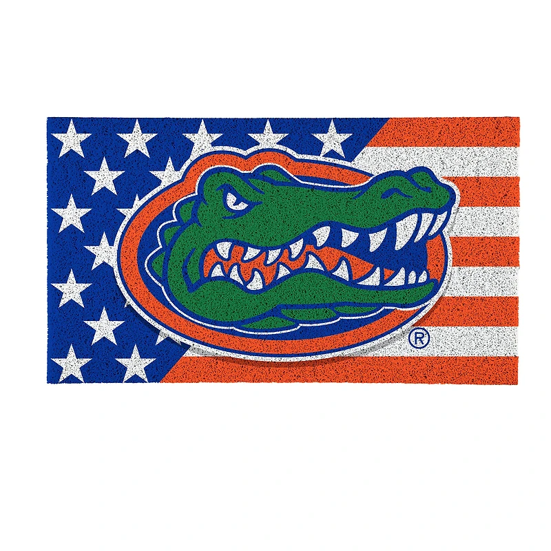 Florida Gators 16" x 28" Stars & Stripes Patriotic Turf Mat