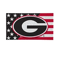 Georgia Bulldogs 16" x 28" Stars & Stripes Patriotic Turf Mat