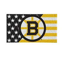 Boston Bruins 16" x 28" Stars & Stripes Patriotic Turf Mat