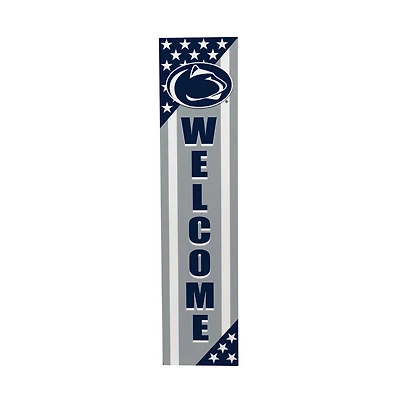 Penn State Nittany Lions 46" x 11" Stars & Stripes Patriotic Porch Leaner Wood Sign