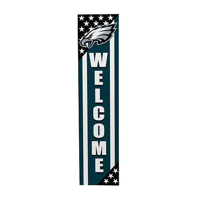 Philadelphia Eagles 46" x 11" Stars & Stripes Patriotic Porch Leaner Wood Sign