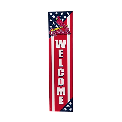 St. Louis Cardinals 46" x 11" Stars & Stripes Patriotic Porch Leaner Wood Sign