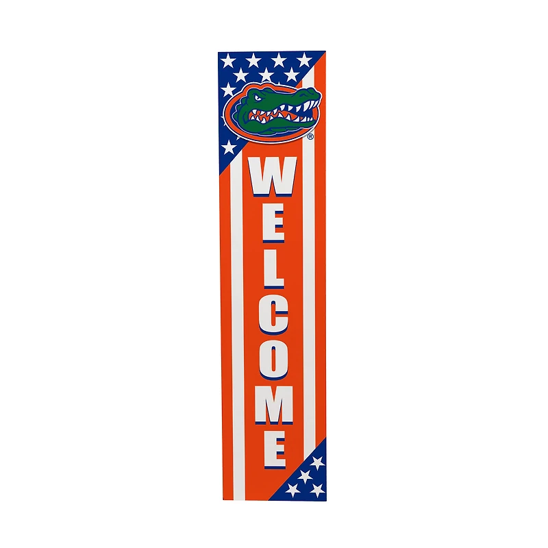 Florida Gators 46" x 11" Stars & Stripes Patriotic Porch Leaner Wood Sign