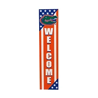 Florida Gators 46" x 11" Stars & Stripes Patriotic Porch Leaner Wood Sign