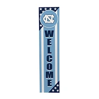 North Carolina Tar Heels 46" x 11" Stars & Stripes Patriotic Porch Leaner Wood Sign