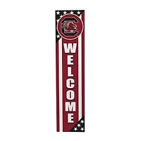 South Carolina Gamecocks 46" x 11" Stars & Stripes Patriotic Porch Leaner Wood Sign