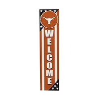 Texas Longhorns 46" x 11" Stars & Stripes Patriotic Porch Leaner Wood Sign