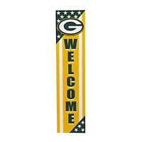 Green Bay Packers 46" x 11" Stars & Stripes Patriotic Porch Leaner Wood Sign