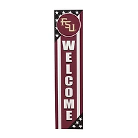 Florida State Seminoles 46" x 11" Stars & Stripes Patriotic Porch Leaner Wood Sign