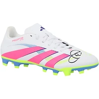 Xavi Barcelona Autographed White/Pink adidas Predator Soccer Cleat