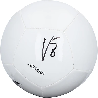 Vitinha Paris Saint-Germain Autographed White Nike Soccer Ball