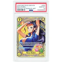 Nico Robin 2026 One Piece EB03 Special Alternate Art #055 PSA Authenticated 10 Card