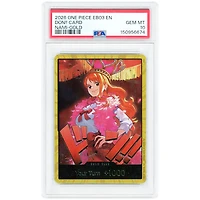 Don!! Card 2026 One Piece EB03 Nami - Gold #NNO PSA Authenticated 10 Card