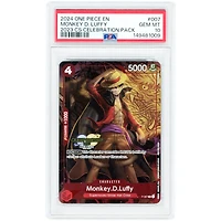 Monkey D. Luffy 2024 One Piece Championship '23 Celebration Pack Promo Card #007 PSA Authenticated 10 Card