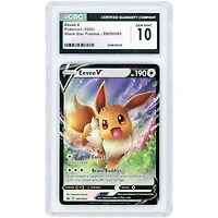 Eevee V 2020 Pokemon Sword & Shield Black Star Promo #SWSH065 CGC Authenticated 10 Card