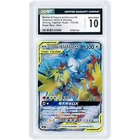 Moltres, Zapdos & Articuno GX 2023 Pokemon Shining Synergy Chinese Super Rare #172 CGC Authenticated 10 Card