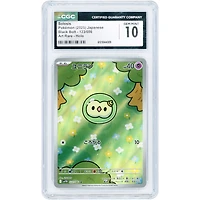 Solosis 2025 Pokemon Black Bolt Japanese Art Rare #123 CGC Authenticated 10 Card