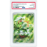 Caterpie 2023 Pokemon 151 Illustration Rare #172 PSA Authenticated 10 Card