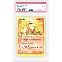 Arcanine 2003 Pokemon EX Sandstorm Rare #15 PSA Authenticated 9 Card