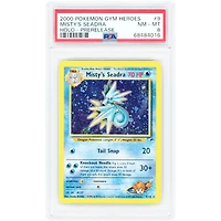 Misty's Seadra 2000 Pokemon WoTC Promo Prerelease Promo #9 PSA Authenticated 8 Card
