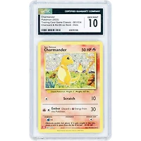 Charmander 2023 Pokemon Trading Card Game Classic Classic Collection #1 CGC Authenticated 10 Card