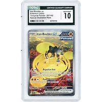 Iron Boulder EX 2024 Pokemon Temporal Forces Special Illustration Rare #207 CGC Authenticated 10 Card