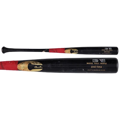 Jose Tena Washington Nationals Game-Used Black Chandler Broken Bat vs. Pittsburgh Pirates on April 13, 2026