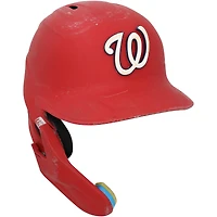 Daylen Lile Washington Nationals Game-Used #4 Red Batting Helmet vs. Los Angeles Dodgers on April 3, 2026