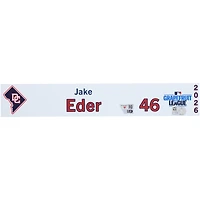 Jake Eder Washington Nationals Player-Issued #46 Nameplate from 2026 MLB Spring Training