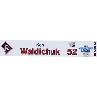 Ken Waldichuk Washington Nationals Player-Issued #52 Nameplate from 2026 MLB Spring Training