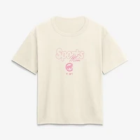 Women's Cream Chicago Cubs Sports Mom T-Shirt