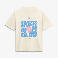 Women's Cream New York Mets Sports Mom Club T-Shirt