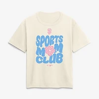 Women's Cream San Francisco Giants Sports Mom Club T-Shirt