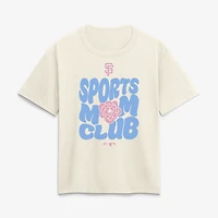 Women's Cream San Francisco Giants Sports Mom Club T-Shirt